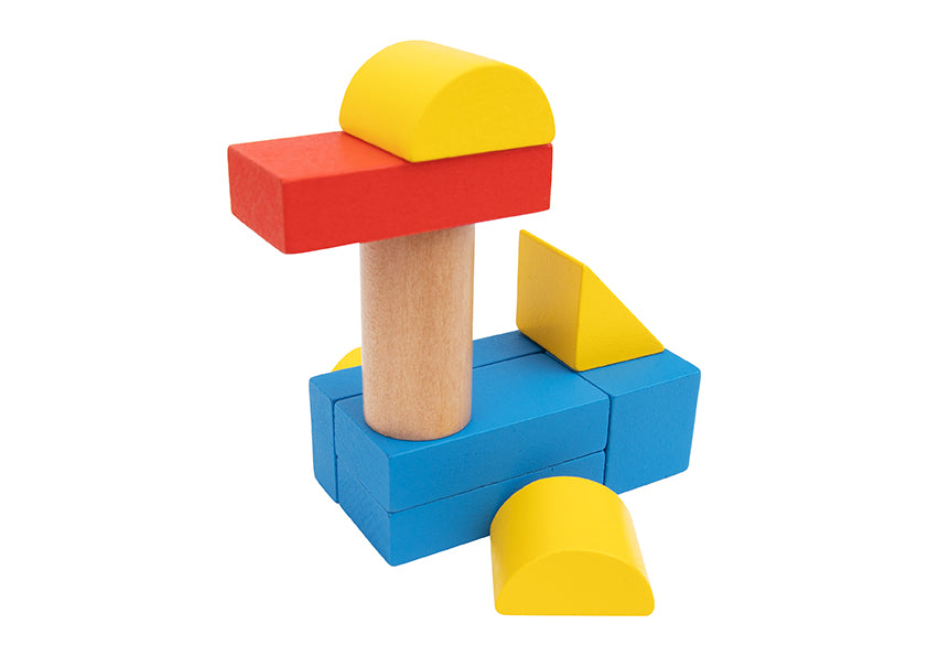 Children's toy set of 50 Wooden City Blocks +2 years Tooky Toy