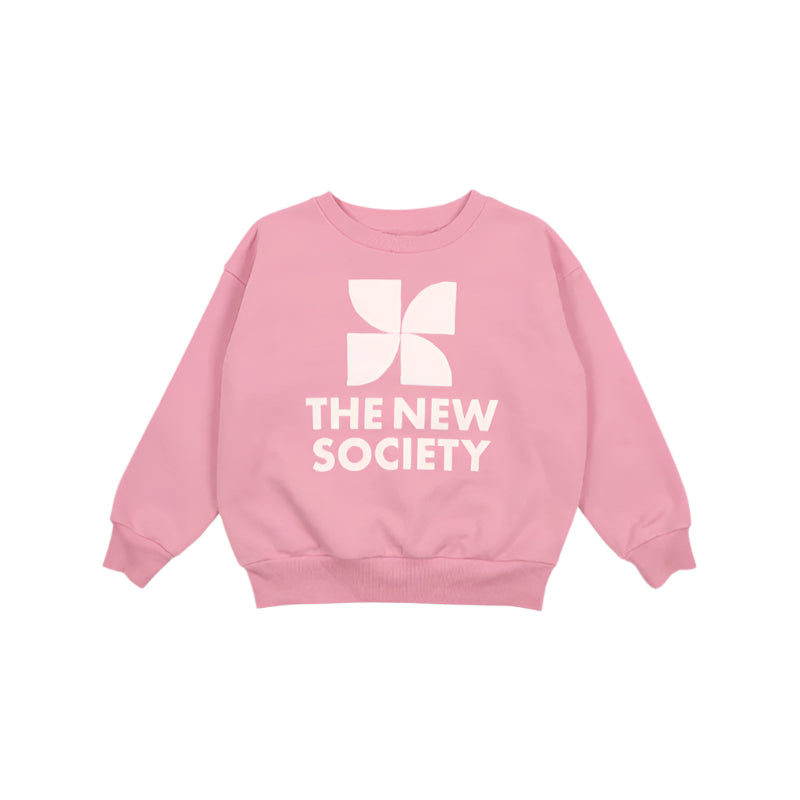 NEW Παιδικό ροζ φούτερ Mykonos με λογότυπο 3-12 ετών The New Society