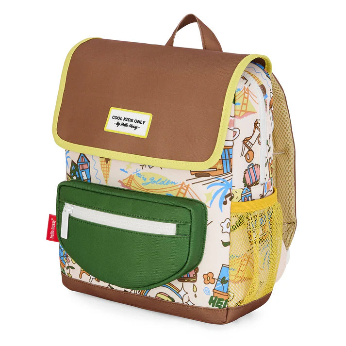 Children's backpack San Francisco in 2 sizes - 2 to 5 years and 6+ years - Hello Hossy