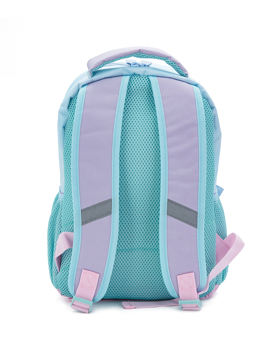 Παιδικό σχολικό σακίδιο Rainbow Tie Dye με μπρελόκ 4-7 ετών 38x26x16cm YOLO