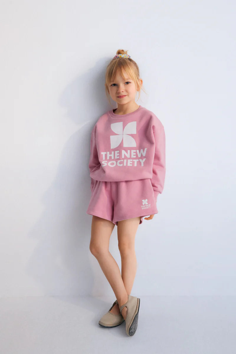 NEW Παιδικό ροζ σορτσάκι Mykonos 3-12 ετών The New Society