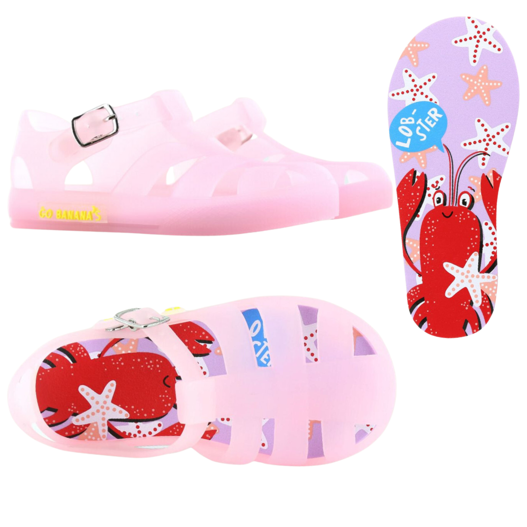 Παιδικά σανδάλια Go banana's Pink Lobster 23-27 Shoesme