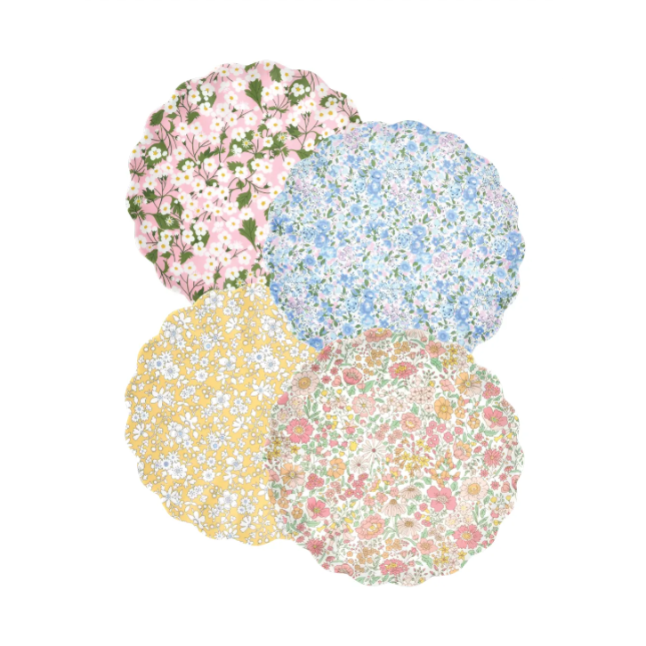 Παιδικό μικρό πιάτο μελαμίνης για πάρτι Meri Meri Liberty (4 τμχ)