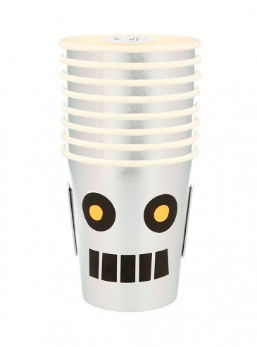 Paper Dinner Cups Robot 8 pcs
