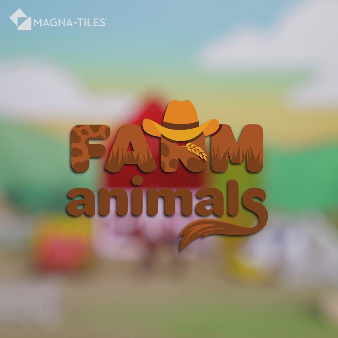 Magna-Tiles Μαγνητικό Παιχνίδι Farm Animals 3+ Ετών