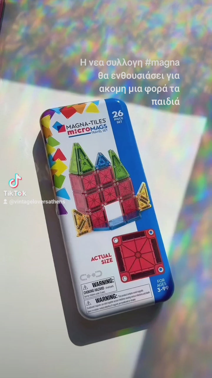 MicroMAGS 70-Piece Deluxe Set 3Y+ Magna Tiles