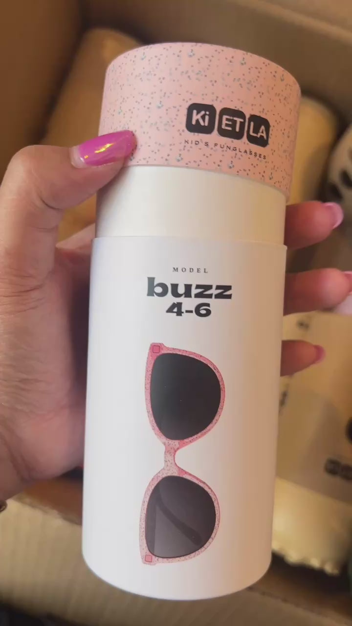 KiETLA: Sunglasses 4-6 years old BuZZ - Pink Glitter