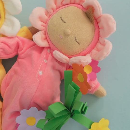 Παιδική κούκλα Petal Dozy Dinkum Fuchsia 31 cm 0M+