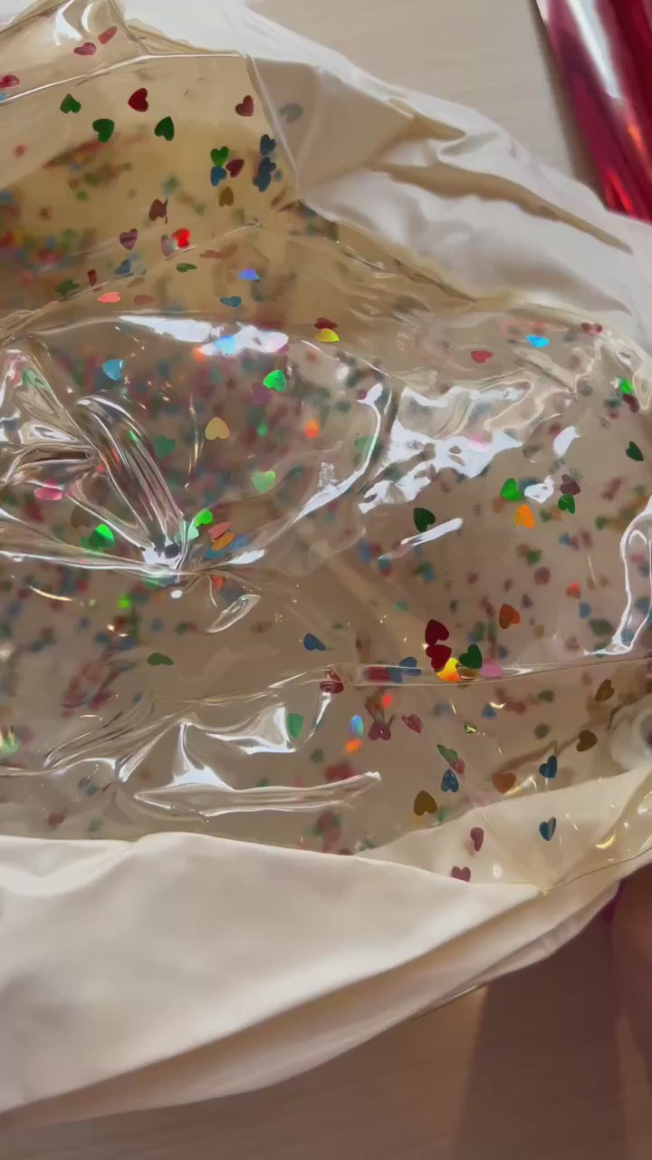 Baby swimming ring with confetti Blush 1-2Y Konges Slojd