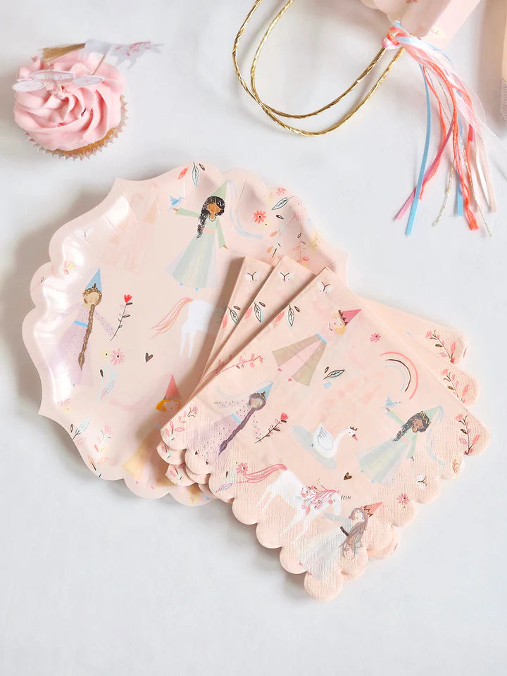 Παιδικό πιάτο φαγητού για πάρτι Πριγκίπισσα Meri Meri 8 τμχ