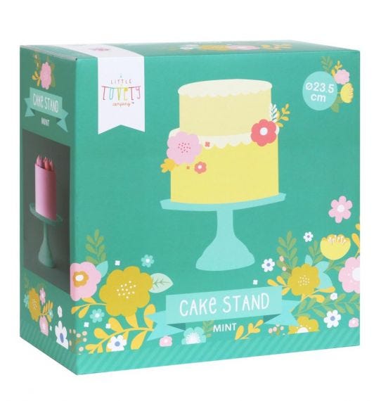 Cake stand: Small - mint