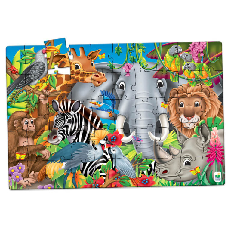 Children's 50 pcs Floor puzzle Animals of the World 3+ 