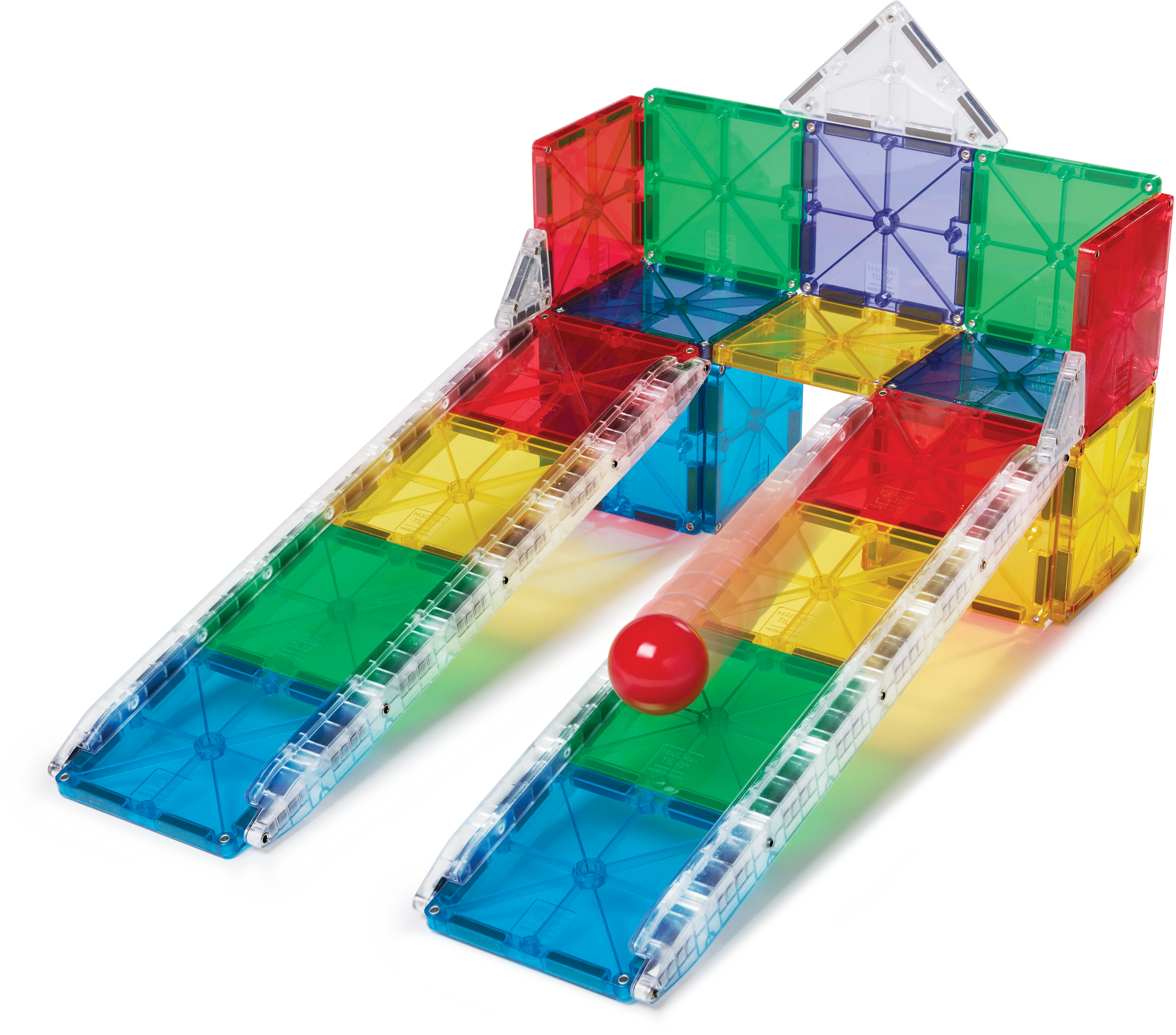 Παιδικό μαγνητικό παιχνίδι Rail Racers 33κομμάτια 3ετών+ Magna Tiles