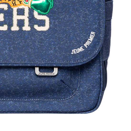Σχολικη τσάντα πλάτης Boxing Tiger (denim style) -δημοτικό - It Bag Midi -30x38x15cm- 6Y+ Jeune Premier
