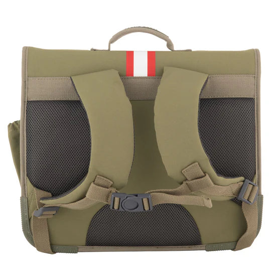 Paris Large Retro Backpack - Burger Planet 38x15x32cm 6+ Jack Piers