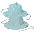 Children's reversible sun hat Ocean Treasures Surf Blue-Little Dutch 0-4Years