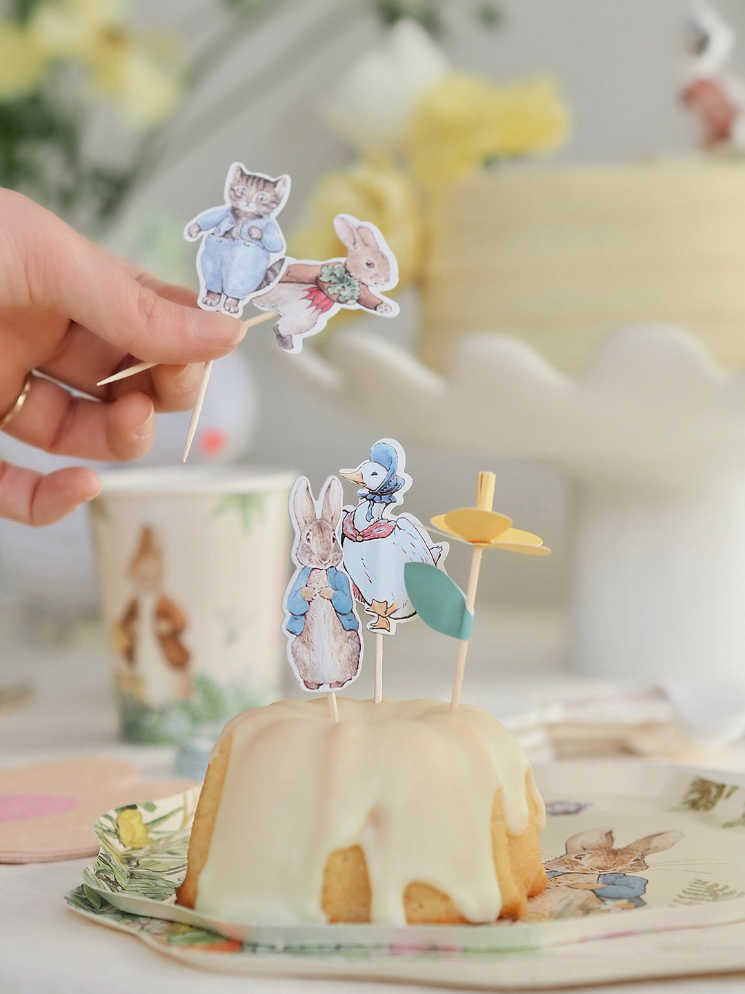 Cupcake kit Peter Rabbit in the garden