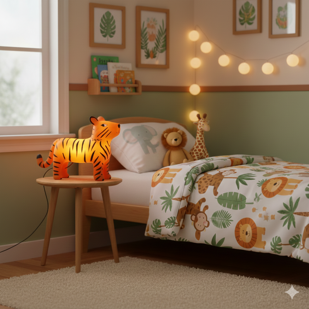 Παιδικό επιτραπέζιο φωτιστικό Bengal Τίγρης