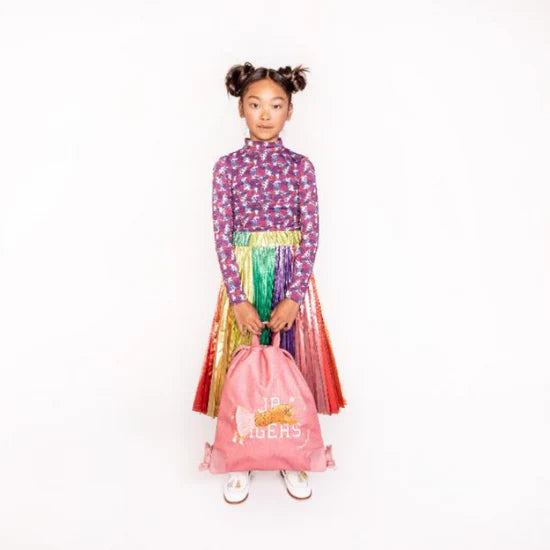 Σακίδιο πλάτης-κολύμβησης City Bag - Tutu Tiger (Pink melange) +3 ετών 40x36cm Jeune Premier