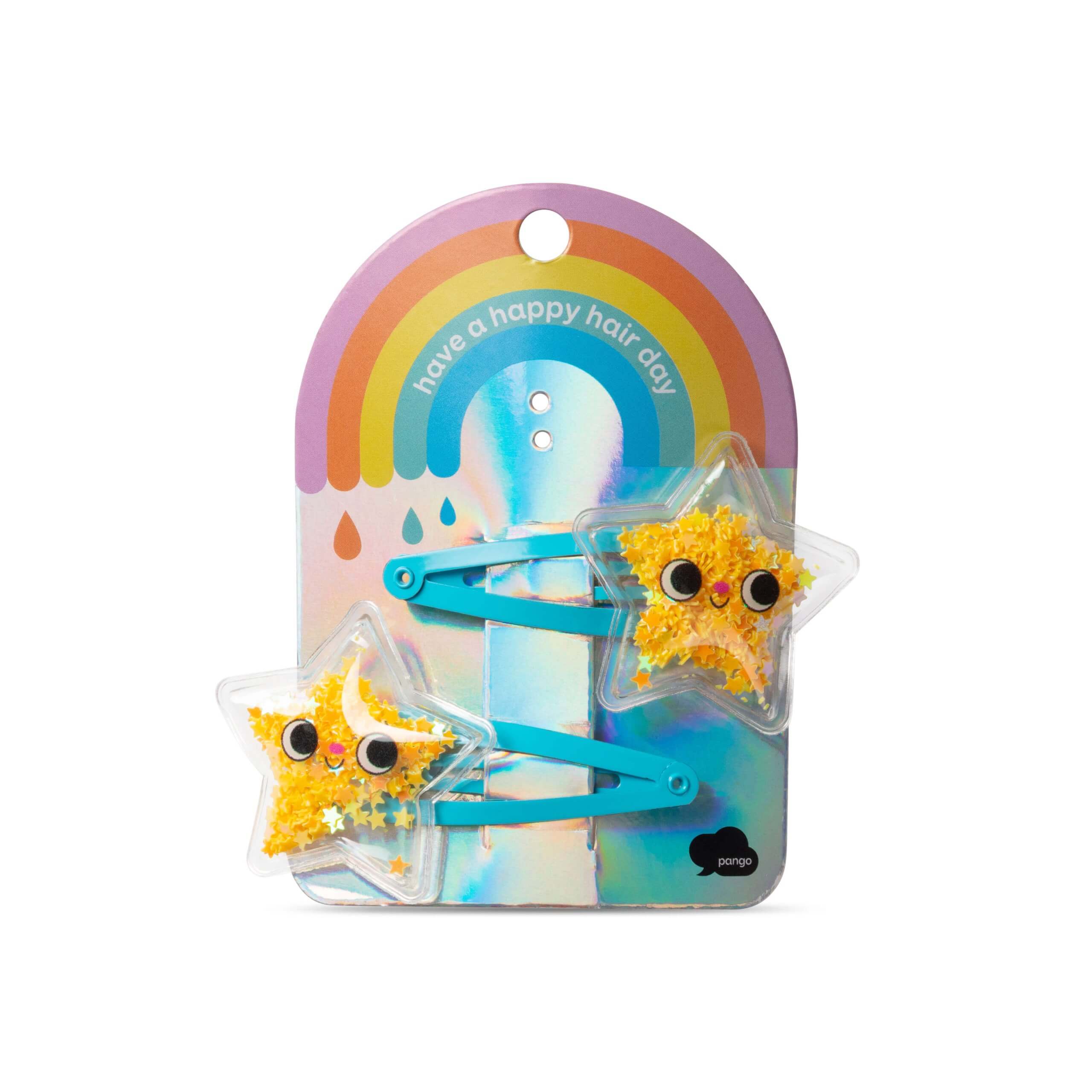 Παιδικά αξεσουάρ κλιπ μαλλιών σετ 2 τμχ σε 6 διαφορετικά σχέδια - Pango