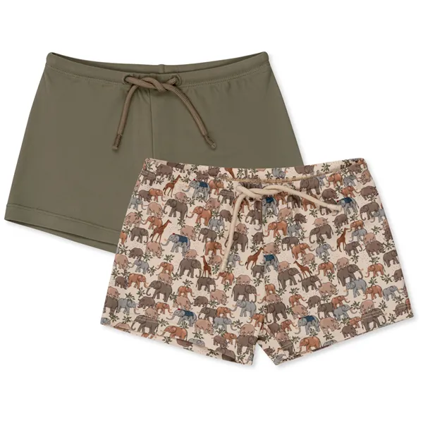 Kid's swim pants set of 2 Safari 9M-10Y Konges Slojd