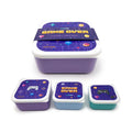 Set of 3 Game Over food containers 6x13.5x13.5cm Puckator