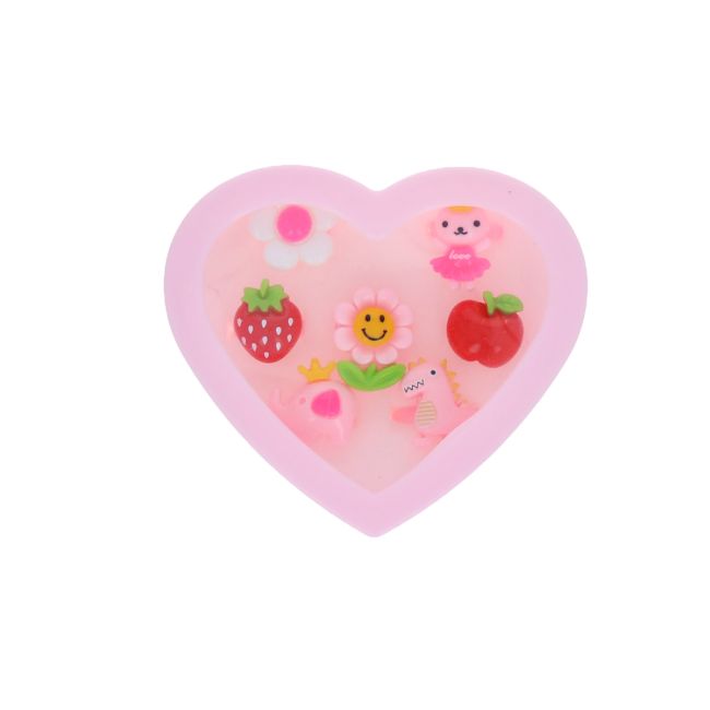 Set of 7 kid's rings in different designs