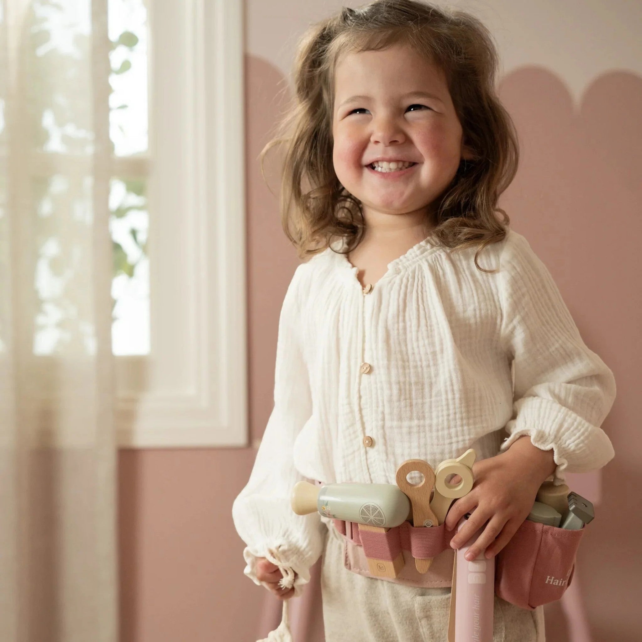 Hair Dresser Set with belt and accessories 3+ years Little Dutch 