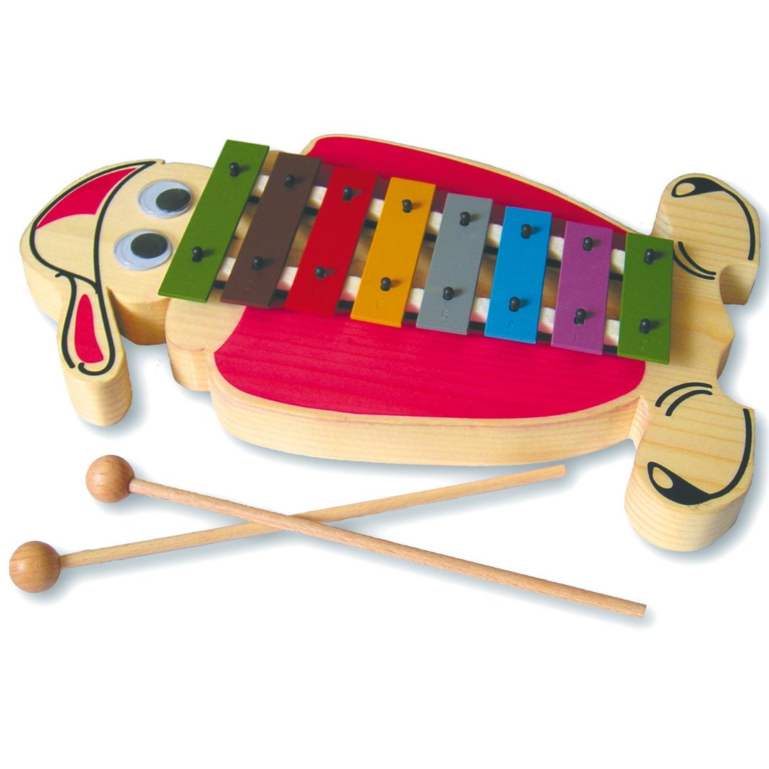 Kid's metallophone with CD and book Voggys 3+ years