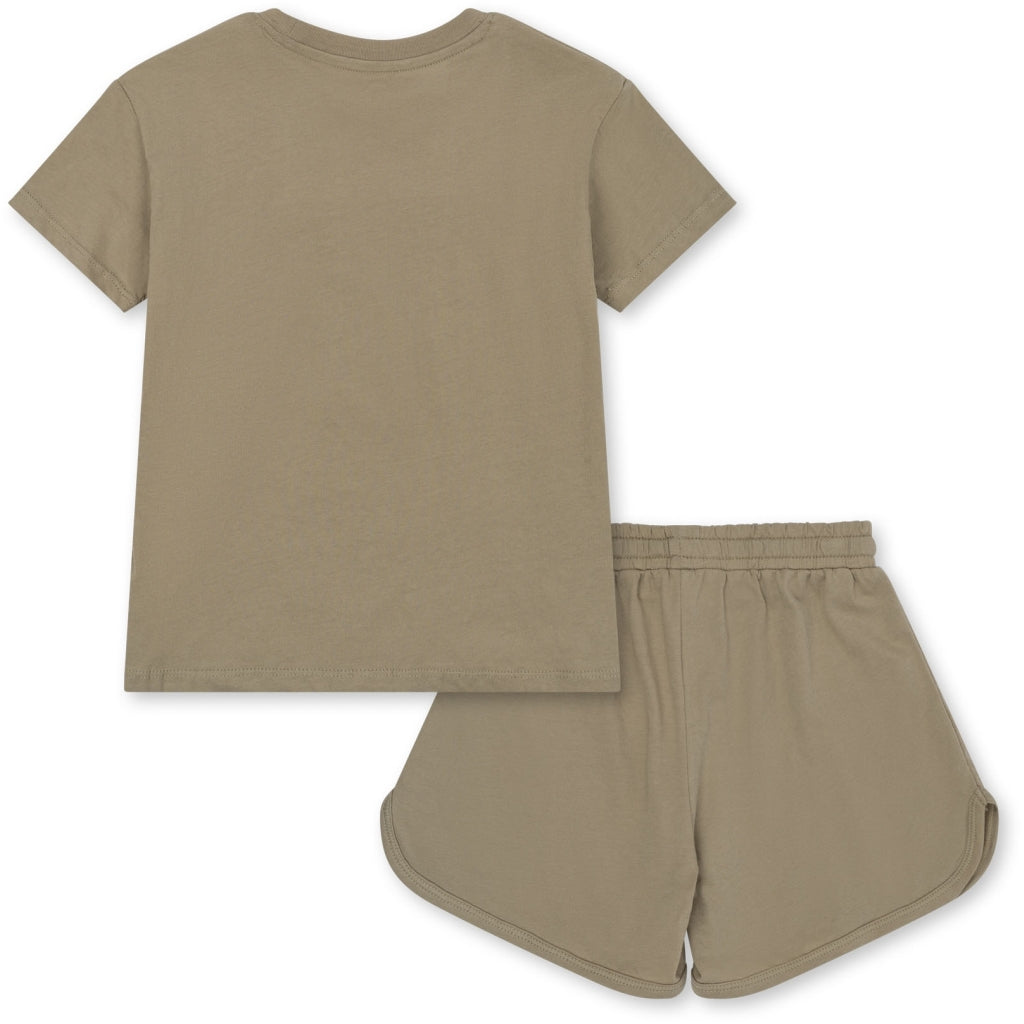 Παιδικό σετ με κοντομάνικο και σορτσάκι Overland 9M-3Y Konges Slodj