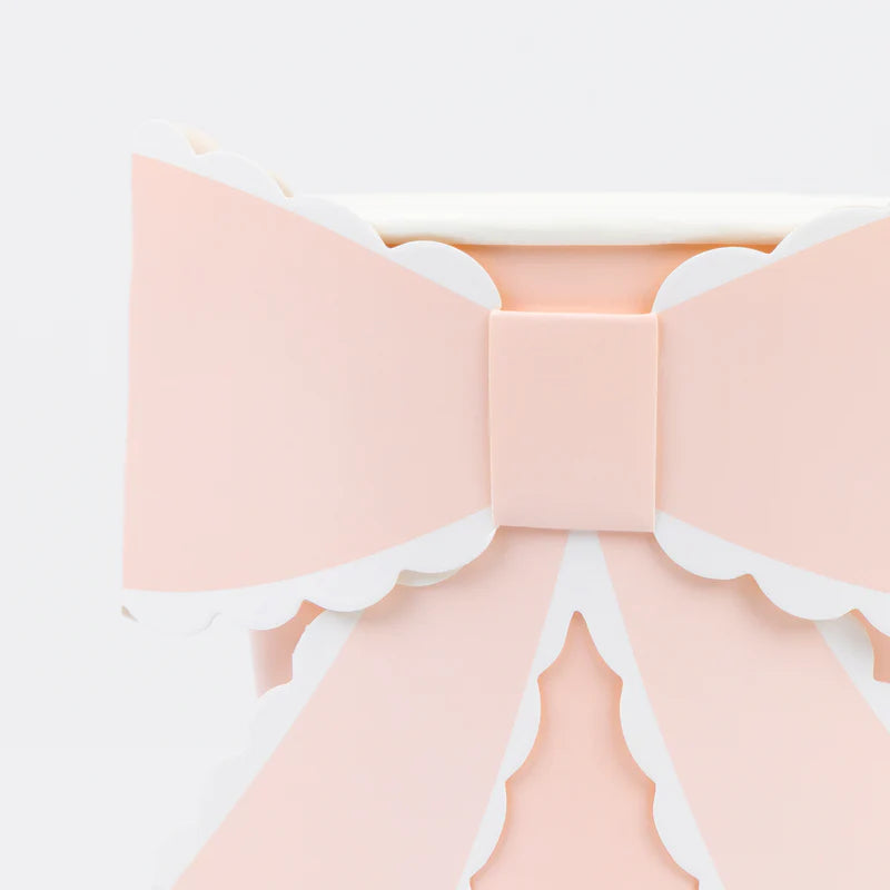 Paper cups with Ribbons 8pcs 256ml Meri Meri