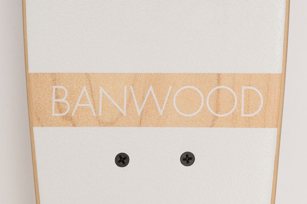 Kid's retro skateboard White 3Y+ Banwood