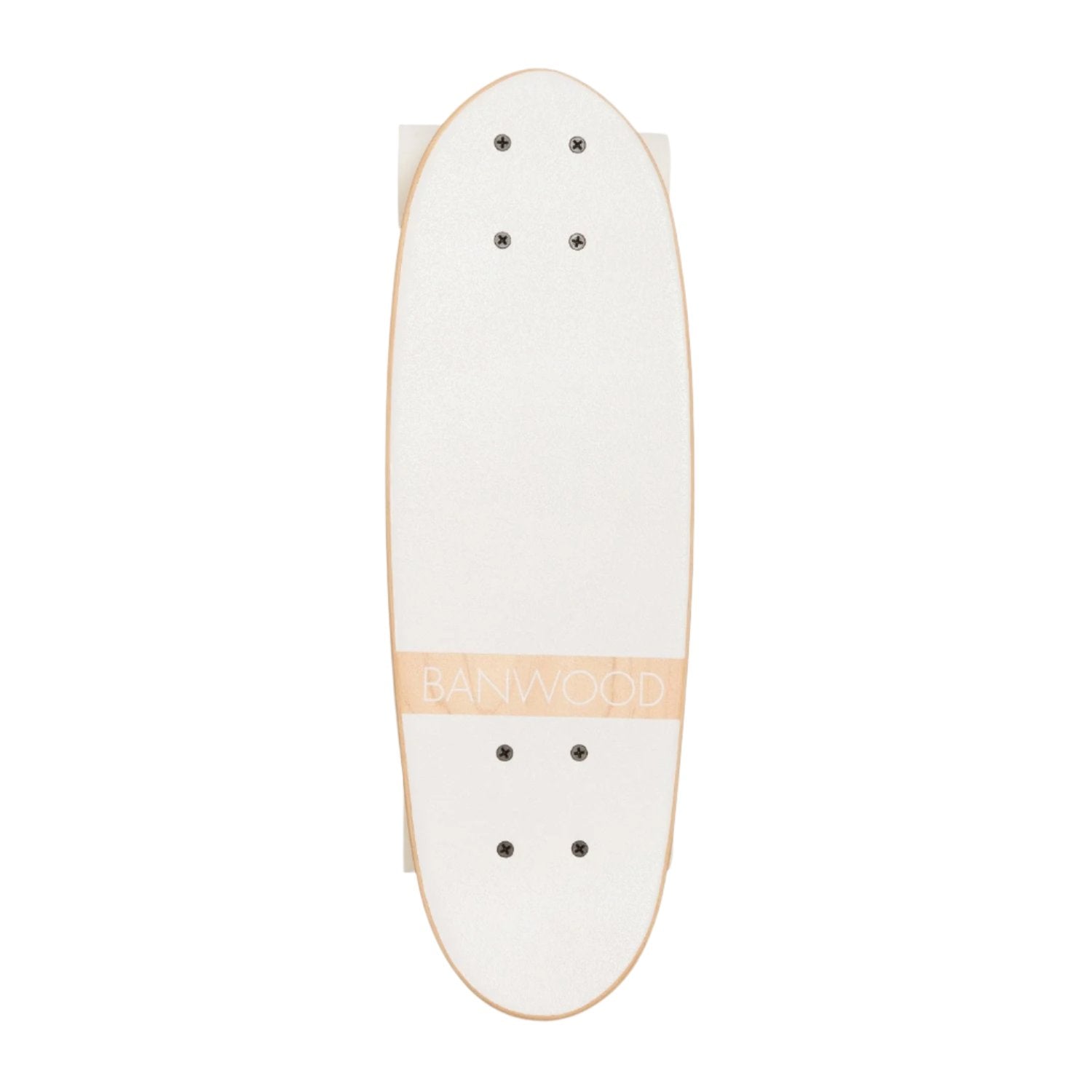 Kid's retro skateboard White 3Y+ Banwood