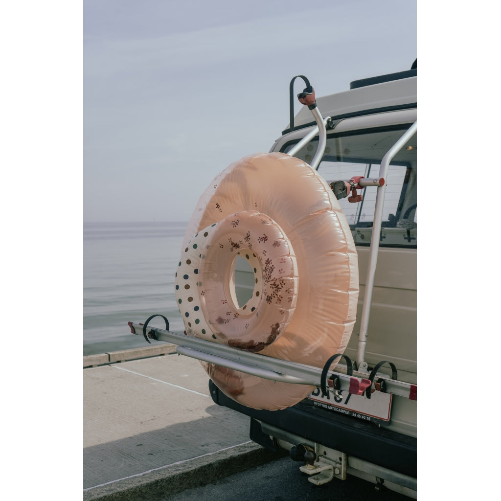 Παιδικό διαφανές σωσίβιο με confetti Blush 3ετών+ 100cm Konges Slojd