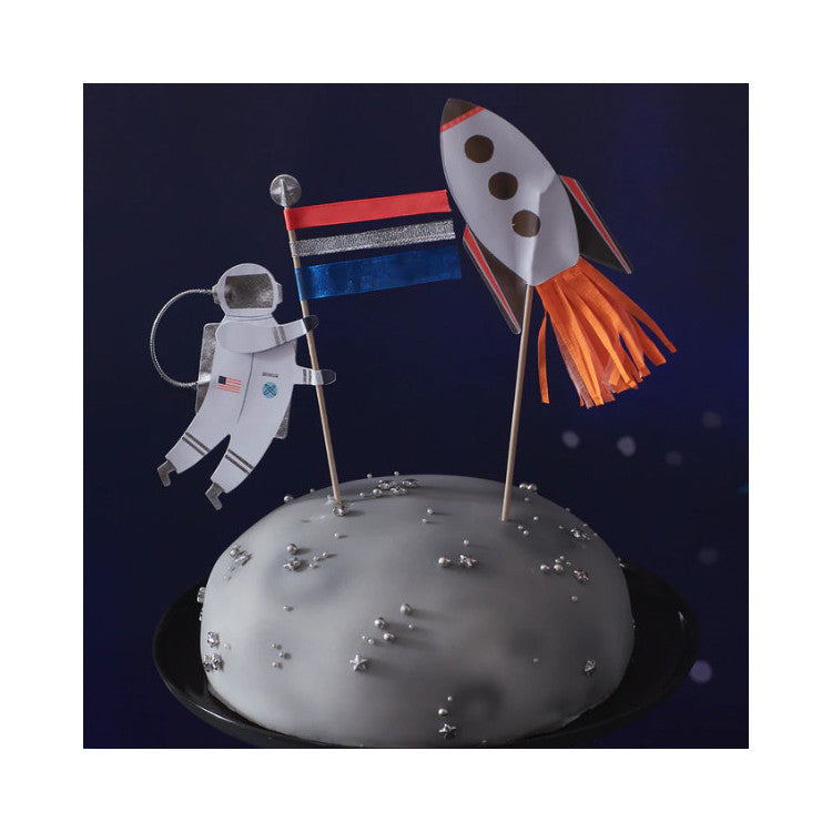 Διακοσμητικά τούρτας Cake Topper για παιδικό πάρτι Διάστημα Meri Meri