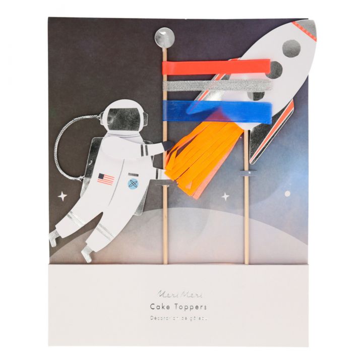 Διακοσμητικά τούρτας Cake Topper για παιδικό πάρτι Διάστημα Meri Meri