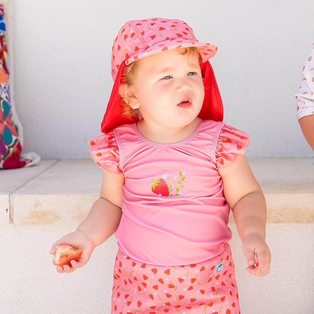 Kid's UV Sun Cap Strawberry 1-6Υ 