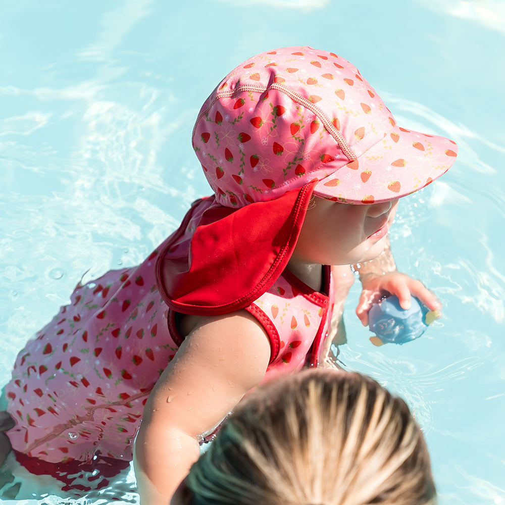 Kid's UV Sun Cap Strawberry 1-6Υ 