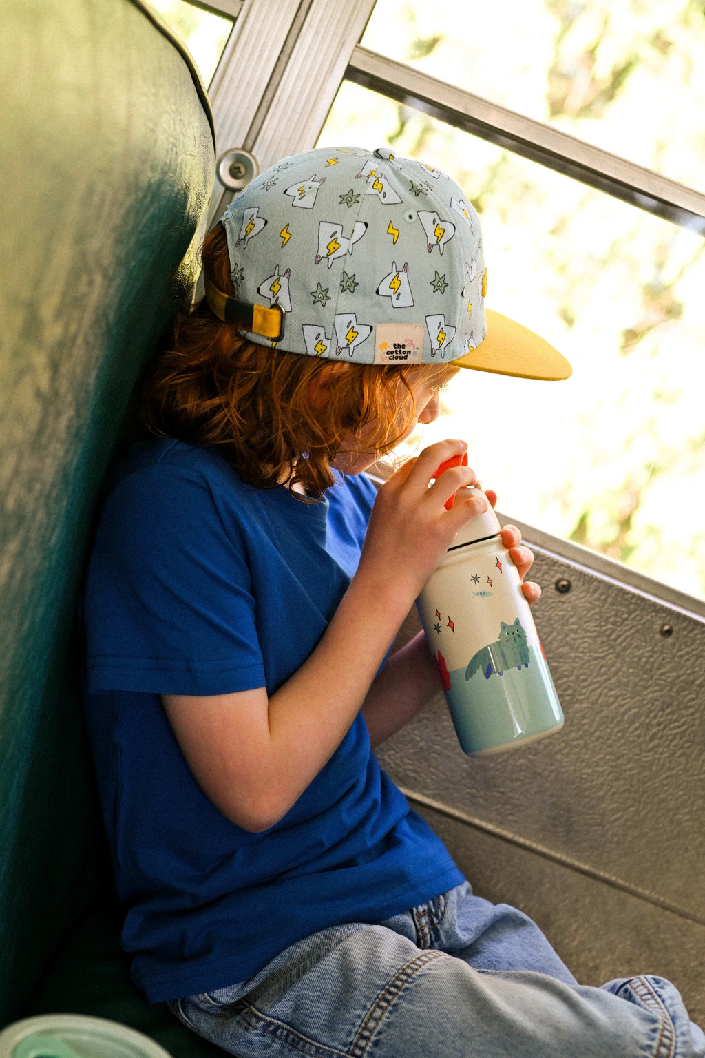 Insulated Stainless Steel Bottle 420ml Meowtiful Cats