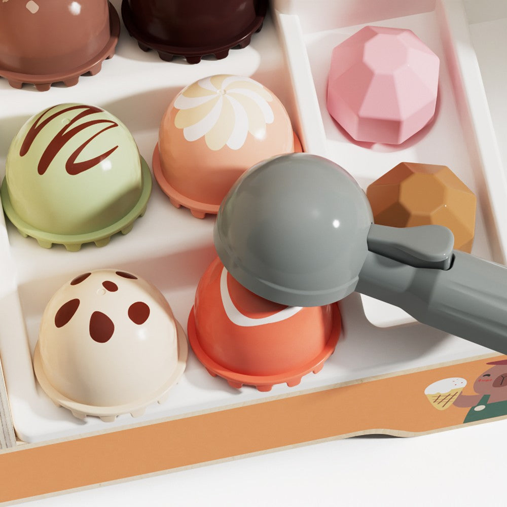 Παιδικό παιχνίδι Montessori παγωτατζίδικο 3ετων+