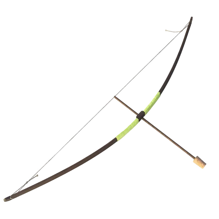 Bow Rustik Suede Handle 80cm + 3 Cork Tip Arrows 