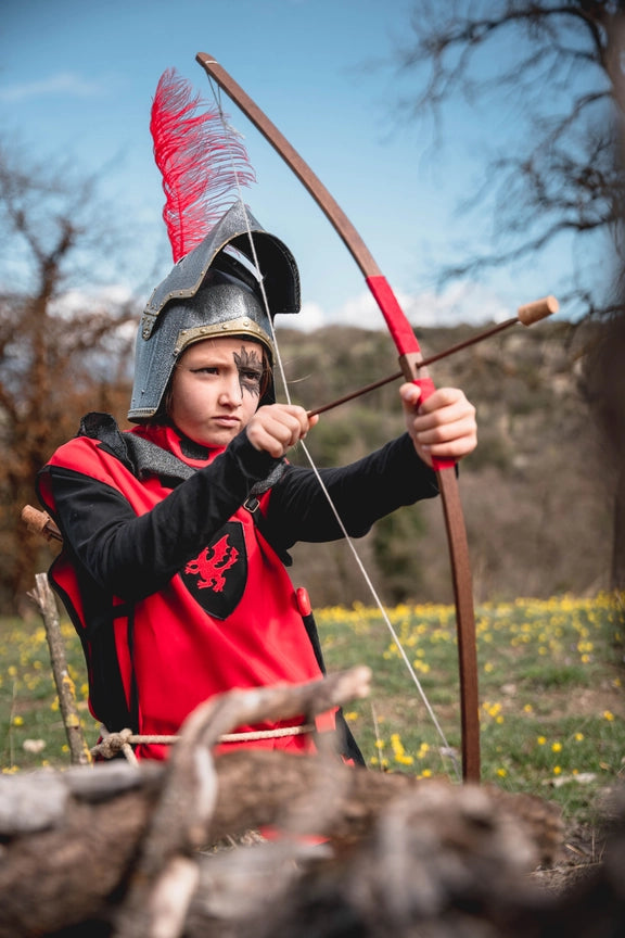 Bow Rustik Suede Handle 80cm + 3 Cork Tip Arrows 