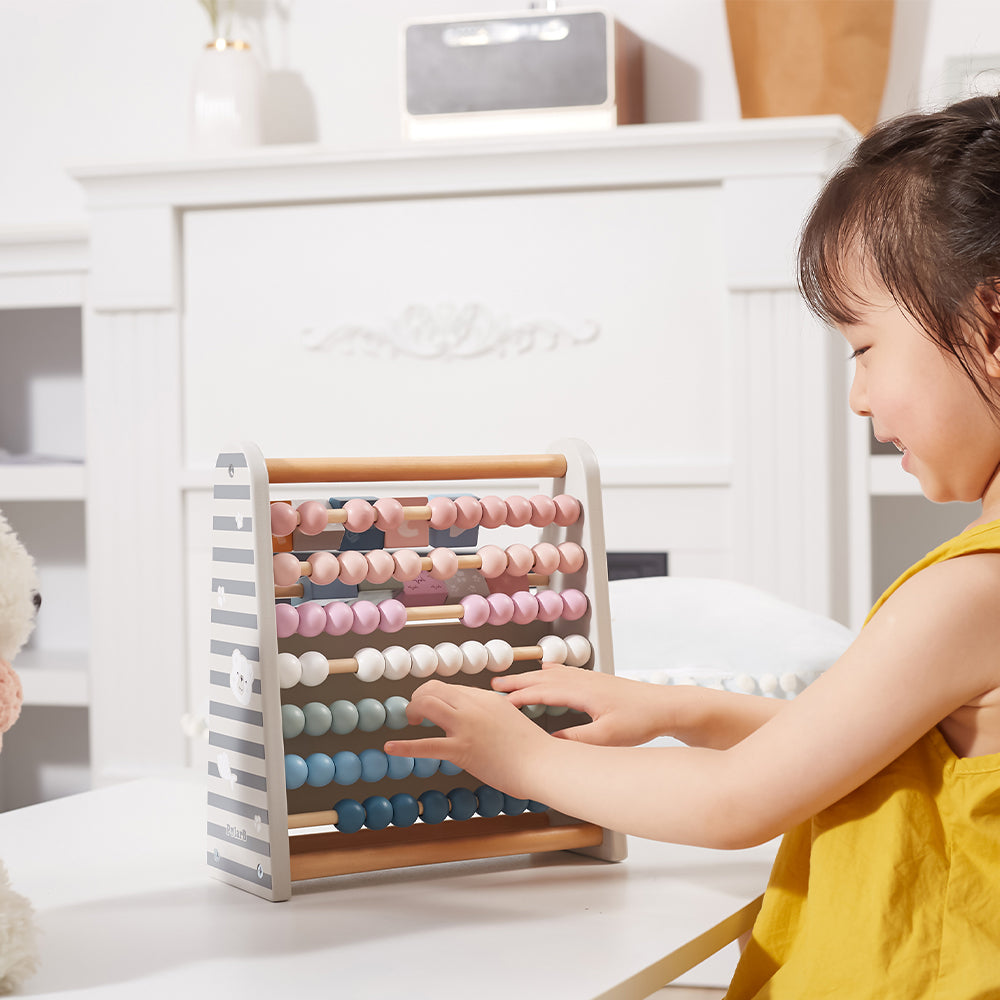 Children's Wooden Abacus with Blackboard Viga 3+
