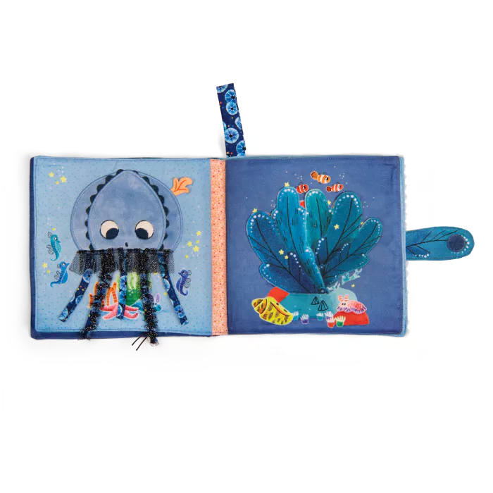 Baby fabric activity book Ocean 0+ months Moulin Roty