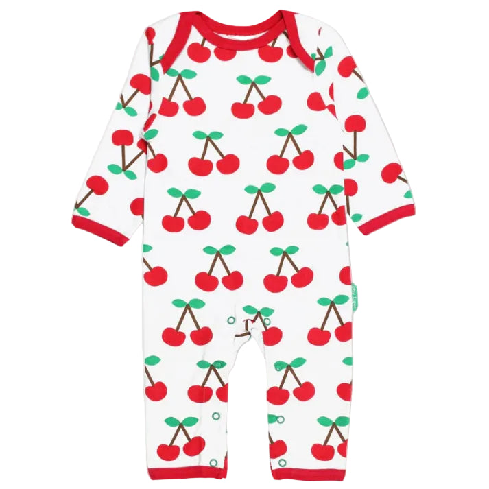 Baby's onesie with Cherry print 0-3M Toby Tiger