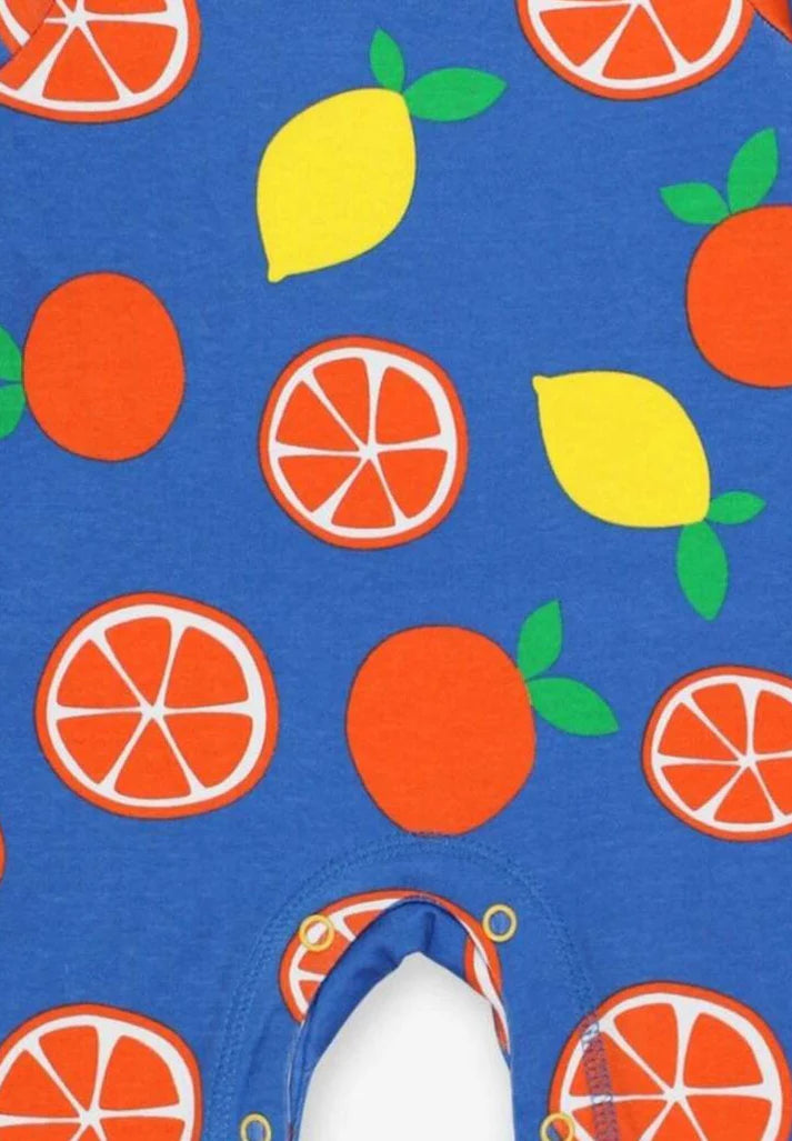 Baby's onesie with Orange and Lemons 0-3M Toby Tiger
