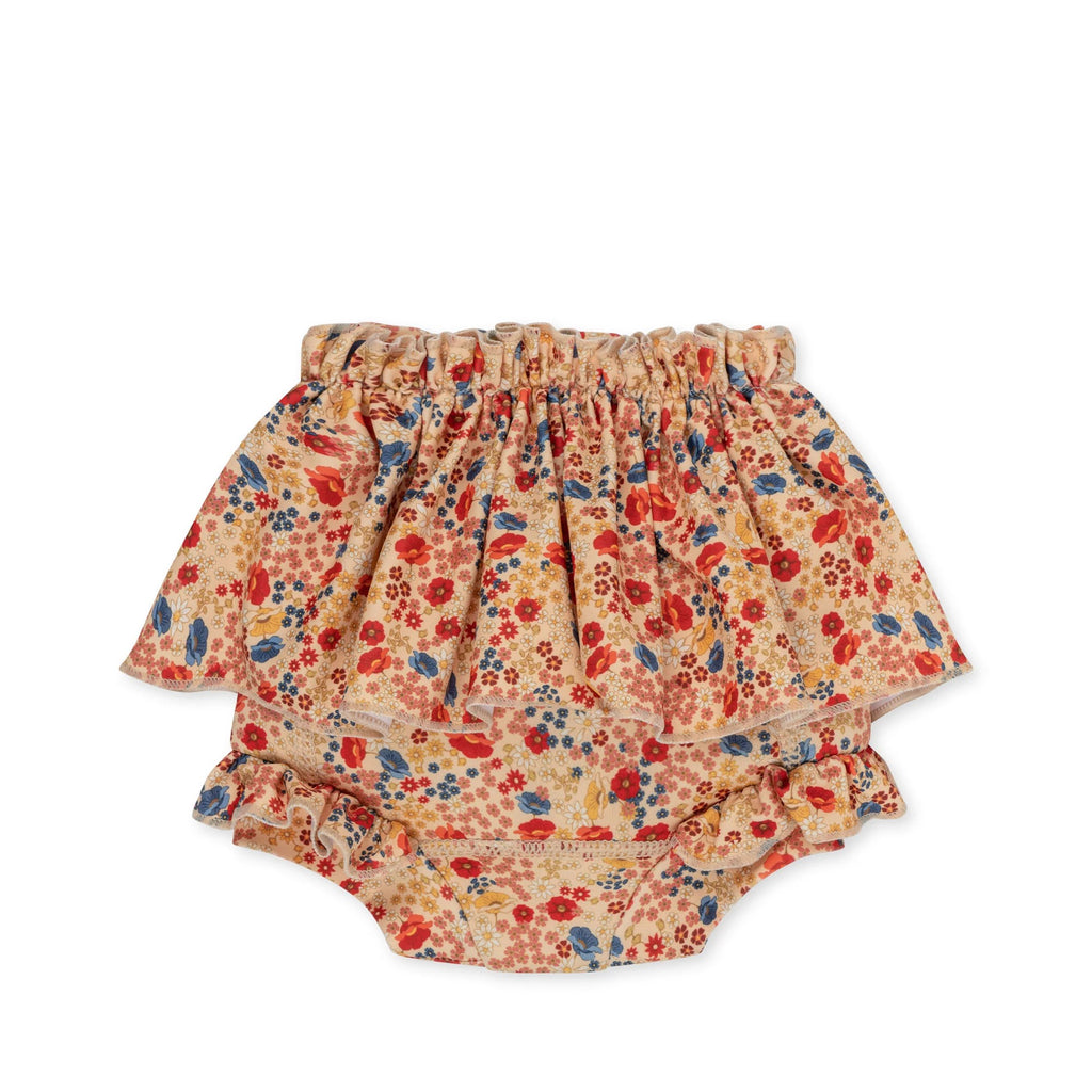 Βρεφικό παιδικό μαγιό φλοραλ με βολάν Villetta - 3-36 Μηνών Konges Slojd