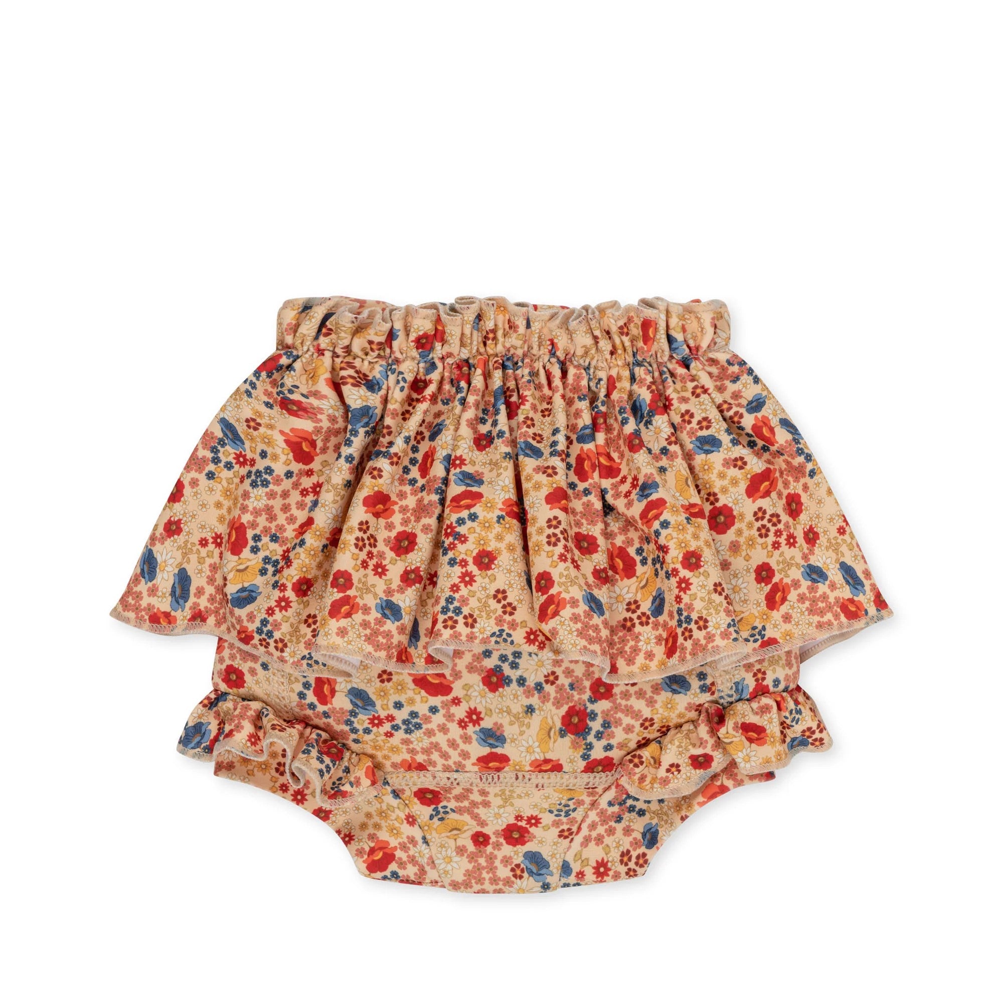 Βρεφικό παιδικό μαγιό φλοραλ με βολάν Villetta - 3-36 Μηνών Konges Slojd