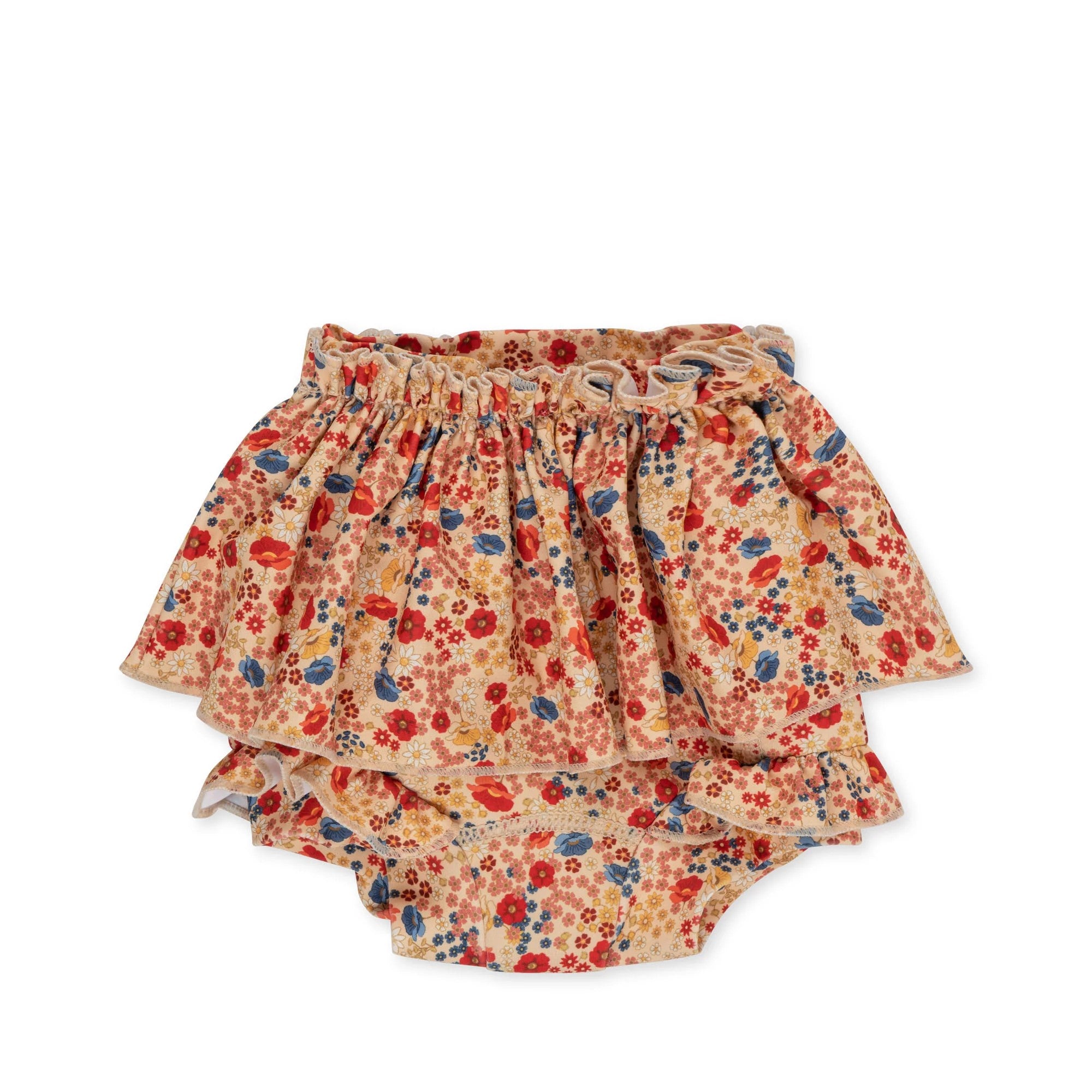 Βρεφικό παιδικό μαγιό φλοραλ με βολάν Villetta - 3-36 Μηνών Konges Slojd