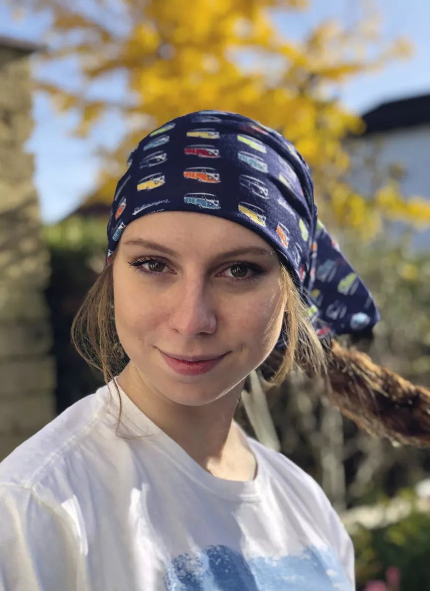 Ρετρο μαντήλι-μπαντάνα με σχέδιο VW